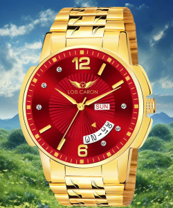 LOIS CARON LCS-8558 Elegant Series Square Quartz For /Boys Wrist Analog Watch  - For Men