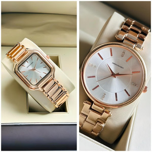 Americanviber DRW006001 Premium Color Smooth Finish Combo Pack 2 Analog Watch  - For Women