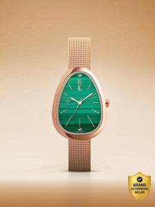 Carlington CT 2047 Rose Green Iconic Series Premium Ladies Wrist Watches Analog Watch  - For Women