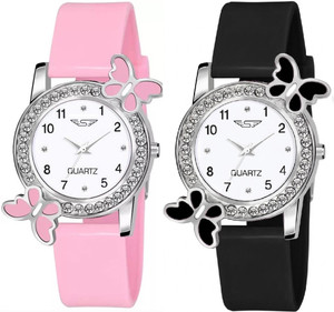 Blue Pearl Analog Watch  - For Girls