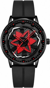 MIVAAN Siliocn Wheel Wheel Analog Watch For Men Analog Watch  - For Men