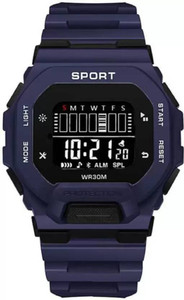 Joymart 601 Silicone Strap Hybrid Multi Function Working Premium Quality LED Luminous Light Digital Watch  - For Men