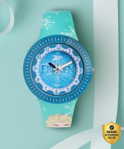 Zoop byTitan NP26007PP06W Disney Frozen Blue Dial Blue Plastic Strap Analog Watch  - For Boys & Girls