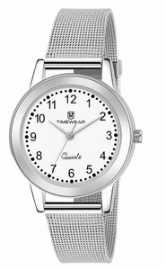 TIMEWEAR 276WDNTL TIMEWEAR White Number Dial Stainless Steel Strap Analog Watch - For Women