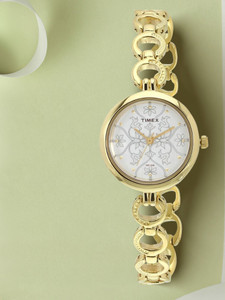 TIMEX Silver-Dial Analog Watch  - For Women