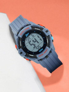 Zoop 16012PP01W Zoop Digital Dial Grey Plastic Strap Digital Watch  - For Boys & Girls