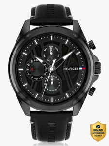 TOMMY HILFIGER AW 24 Fall Winter Colletion With Black Dial Analog Watch  - For Men