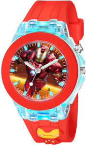 MIVAAN Multicolor Lights Dial 3D Cute Cartoon Silicon Strap Kids Boy घड़ी - लड़कों और लड़कियों के लिए