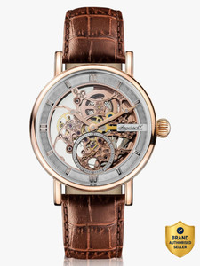 Ingersoll I00401B Automatic Rose Skeleton Dial With Lifetime Warranty Analog Watch - For Men