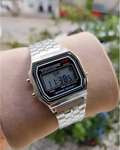 Timofywr Flip-SilverWRgasio_1AS017 Trendy Chain Strap Series घड़ी - पुरुषों और महिलाओं के लिए