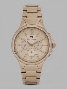TOMMY HILFIGER Gold Dail Analog Watch  - For Women