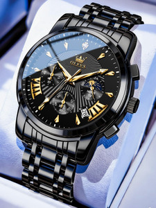 OLEVS 2892 Mens Chronograph Black Watch - Image 6