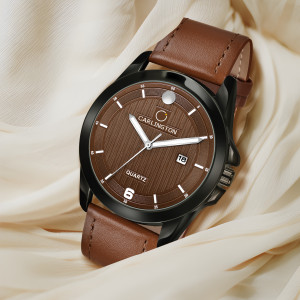 Carlington CT1040 Carlington Elite Gents With Self Adjustable Mesh Strap And Water Resistant Analog Watch  - For Men