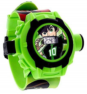 FLEUROS Ben10 Barbie Digital Toy Projector Watch for Boys & Girls Ben10 Toy Projector Digital Watch Digital Watch  - For Boys & Girls
