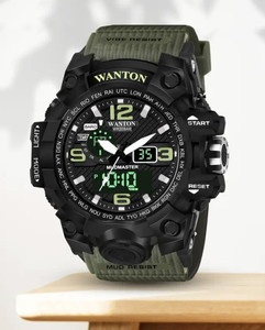 WANTON HAUK Green color hauk series sport trending style multifunctional luxury boys Analog-Digital Watch  - For Men