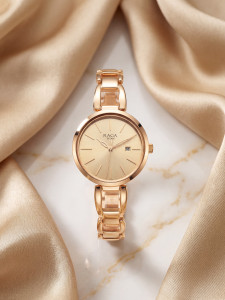 Titan NP2642WM01 Titan Raga Viva RoseGold Dial RoseGold MetalStrap Analog Watch  - For Women