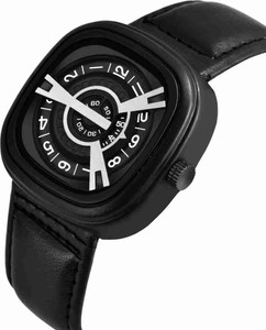 Pkp 7 Friday Watch Fashion Formal Seven Friday Watch Black Color Strap Analog Watch - For Men