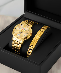 LOIS CARON LCS-9164 Elegant Series Square Quartz For /Boys Wrist घड़ी - पुरुषों के लिए