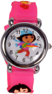blutech Pink Dora watch for girls Pink Girls watch Analog Watch  - For Girls