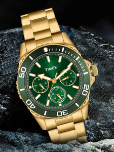 小一時間 mtd0058 flk020199 TIMEX Multi Function Green Dial Analog Watch - For Men - Buy TIMEX