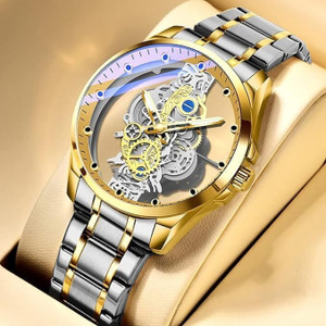RICK GOLD METAL WATCH FOR MEN RICK WAtch Analog Watch  - For Men