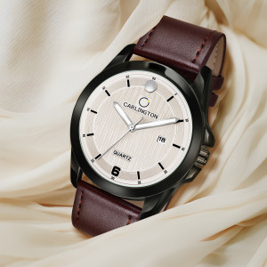 Carlington CT1040 Carlington Elite Gents With Self Adjustable Mesh Strap And Water Resistant Analog Watch  - For Men