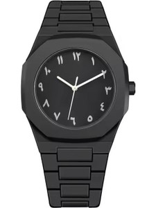 CERO Arabic Dial Polycarbonate Lightweight Black Strap Analog Watch  - For Boys & Girls
