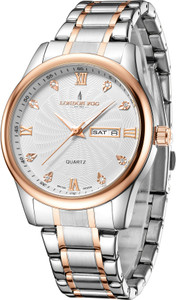 London Fog White Dial Day-Date Watch - Image 6