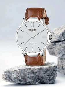 ANALOGUE Matte Grey Dial | Caramel Brown Synthetic Leather Strap | Minimalism | Premium | Scratch Resistant | Water Resistant | 1 Year Quartz Machinery Warranty | Gifts | Trending | Festival Sale | Boys Series Matte Grey Dial | Caramel Brown Synthetic Leather Strap | Minimalism | Premium | Scratch Resistant | Water Resistant | 1 Year Quartz Machinery Warranty | Gifts | Trending | Festival Sale | Boys Series Analog Watch  - For Men