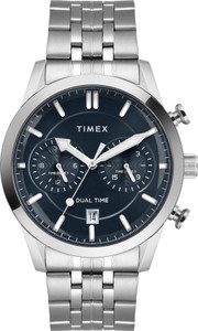 TIMEX Dual time with Date, Teal Dial Analog Watch  - For Men