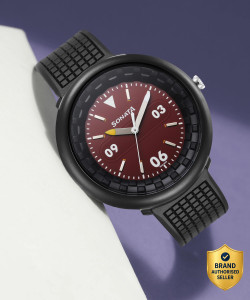 SONATA 77121PP06W F1 plastics Analog Watch  - For Men