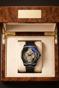INSHASALE SKEL Premium Skeleton Dial Mechanical Movement Analog Watch Analog Watch  - For Men