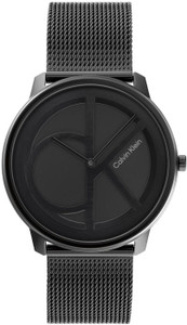 Calvin Klein Ck Iconic Iconic Qtz Basic Slim Bla Round Dial Unisex / Analog Watch  - For Men & Women