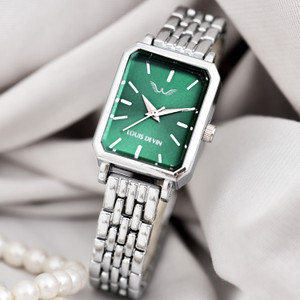 LOUIS DEVIN LD-LS193-GRN-CH Silver Women's Watch - Image 6