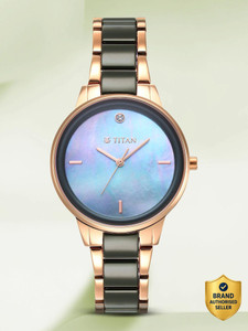 Titan Purple Ceramic Analog Watch - For Women NS95213KD04,NT8705... more
