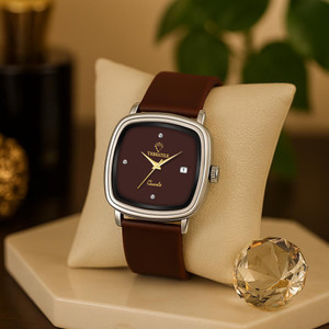 Versatile Analog Watch - Men Red - Image 6