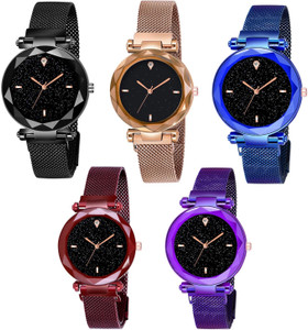 Shunya SH-450-451-452-453-455 21st century Magnetic Chain Belt Analog Watch  - For Men