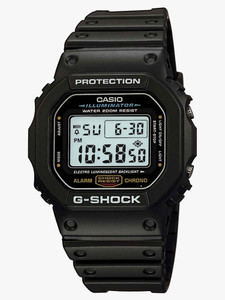 CASIO DW-5600UE-1DR G-Shock Dial Black Resin Strap Digital Watch - For Men