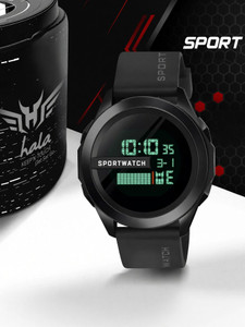 HALA HL-1140 Multifunction Wrist Alarm Black Strap Sport Digital Watch - For Men