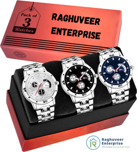 Raghuveer Boys Classic Analog Watch Combo Pack of 3 - Image 6