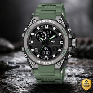 M7 By Metronaut M7-1808 Metal Body Shock & Water Resistant Analog Digital Watch Series for Men Analog-Digital Watch - For Men