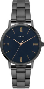 TIMEX Blue Dial Stainless Steel Analog Watch - Men - Image 1