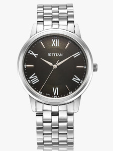 Titan Titan Karishma Brown Dial Silver Stainless Steel Strap Analog Watch  - For Men