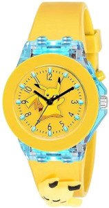 MISSTREX Pikachu Unisex Kids Yellow Printed Dial Yellow Glow in Dark Strap Analog Watch  - For Boys & Girls