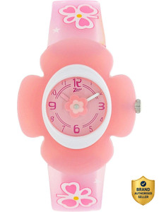 Zoop byTitan NKC4008PP01W Zoop Quartz Pink Dial Pink Plastic Strap Analog Watch  - For Boys & Girls