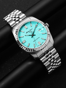 Mathey-Tissot Mathy III Swiss Made Special Edition Quartz Blue Dial Analog Watch  - For Men