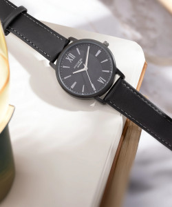 SONATA Poze Grey Strap with Grey Dial Analog Watch  - For Men