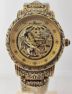 House of Common Forest Luxury Lion Golden Dial Men's Watch - Image 6