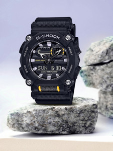 CASIO GA-900-1ADR G-SHOCK Black Dial Resin Strap Analog-Digital