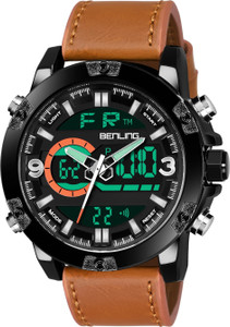 Benling Stopwatch Calendar LED Light Benling Watch Endurance Series Daily Wear Watches for Boys and Men Analog-Digital Watch  - For Men